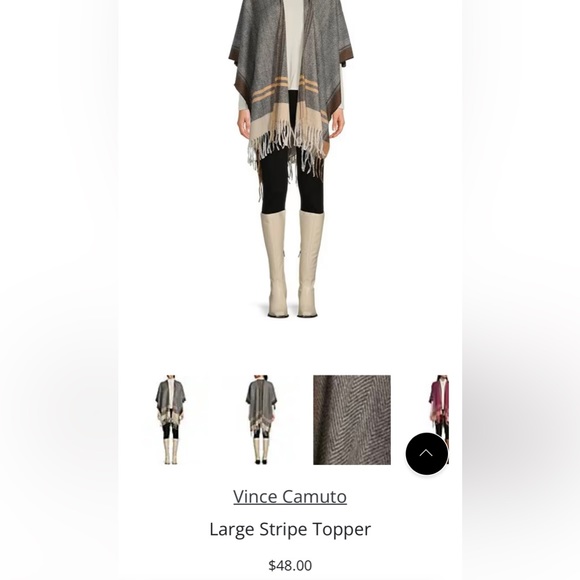 NWT Vince Camuto
Large Stripe Topper OS - Picture 4 of 11